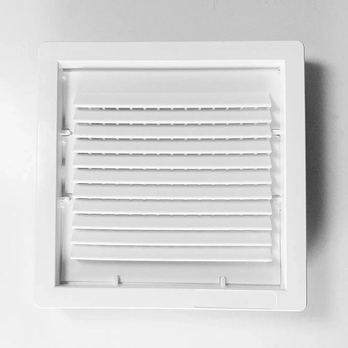 Grelha Saída de Ar Quadrada Fixa Com Colarinho 100mm Sicflux - GF100