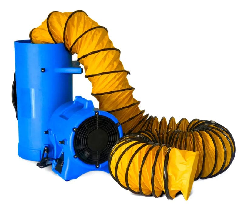 Insuflador / Exaustor 200mm Portátil Para Espaço Confinado Com Duto AV202P