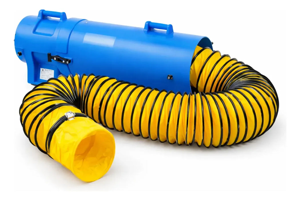 Insuflador / Exaustor 200mm Portátil Para Espaço Confinado Com Duto AV202P