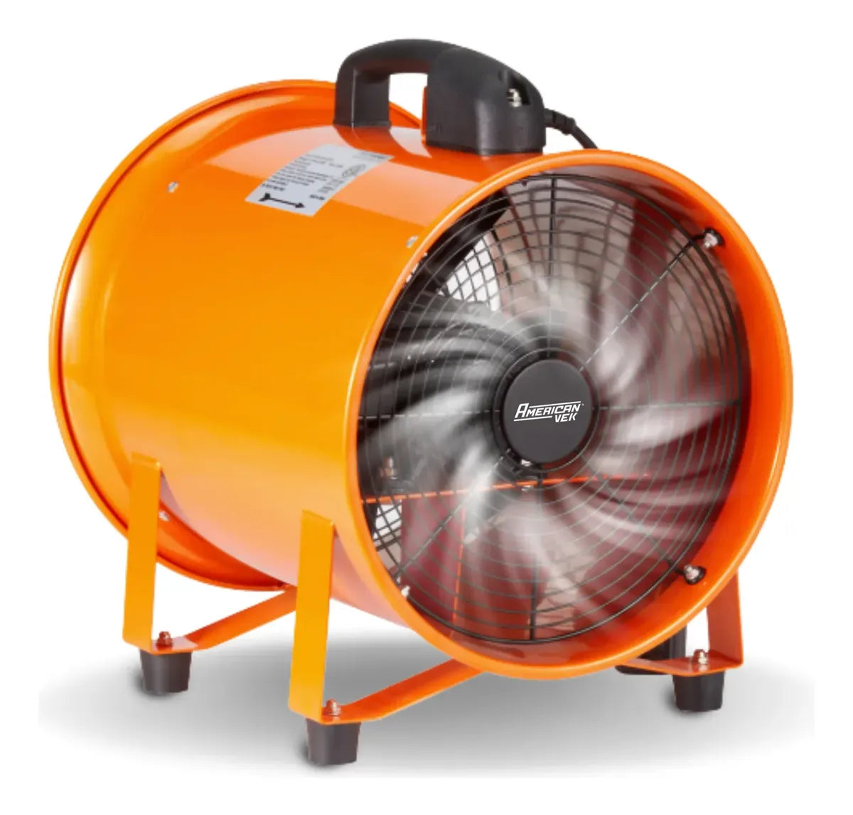 Insuflador Exaustor Industrial Portátil para Espaço Confinado 30cm AV302P - Vazão 3400m³/h