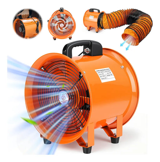 Insuflador Exaustor Industrial Portátil para Espaço Confinado 30cm AV302P - Vazão 3400m³/h