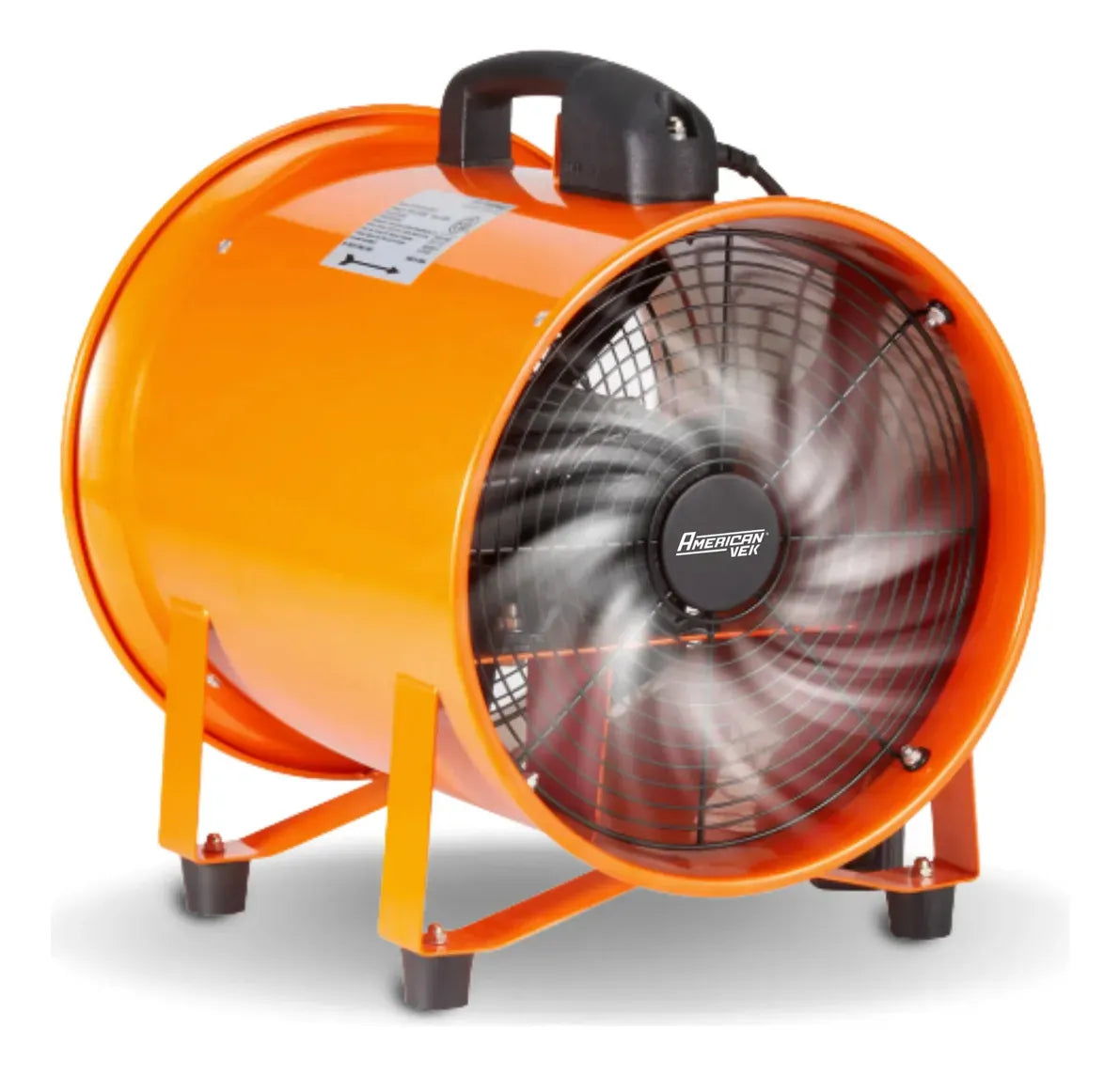 Insuflador Exaustor Industrial Portátil para Espaço Confinado 30cm com Duto de 10 Metros AV302P