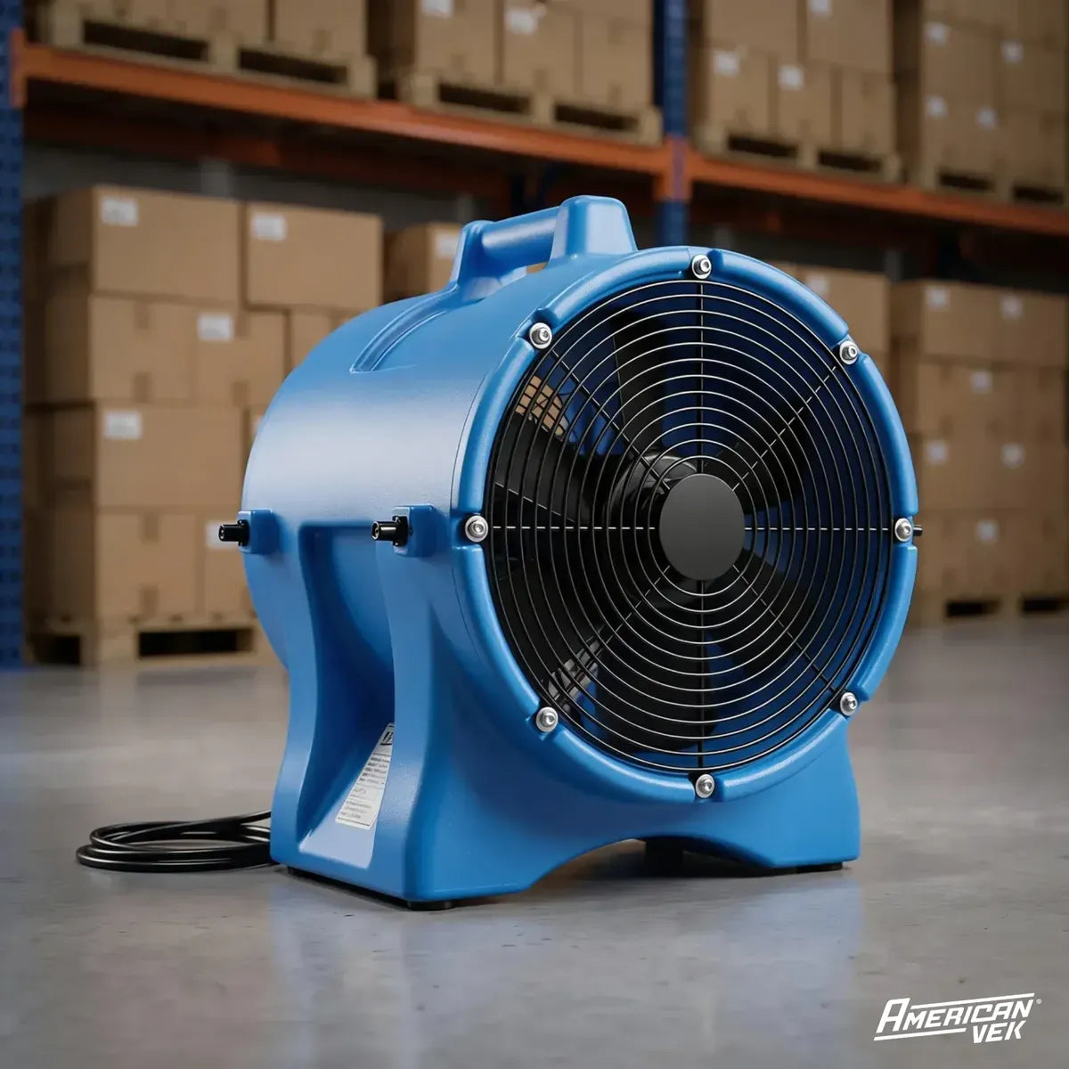 Insuflador Exaustor para Espaço Confinado 300mm Com Duto PVC de 7,6mts