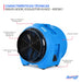 Insuflador Exaustor Ventilação para Espaço Confinado 40cm AV402P - Vazão 7.200m³/h