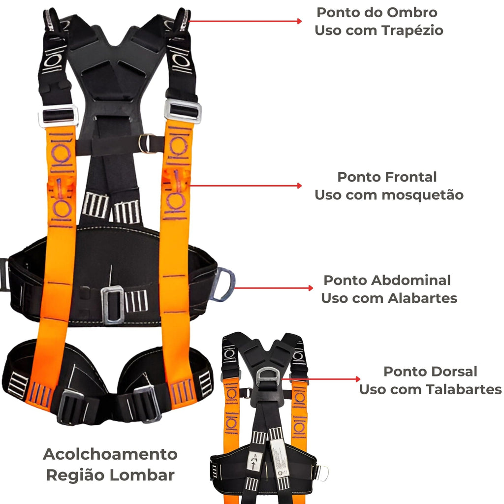 Kit Cinto de Segurança com Talabarte em Y