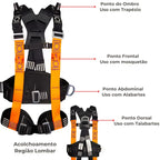 Kit Cinto de Segurança com Talabarte em Y