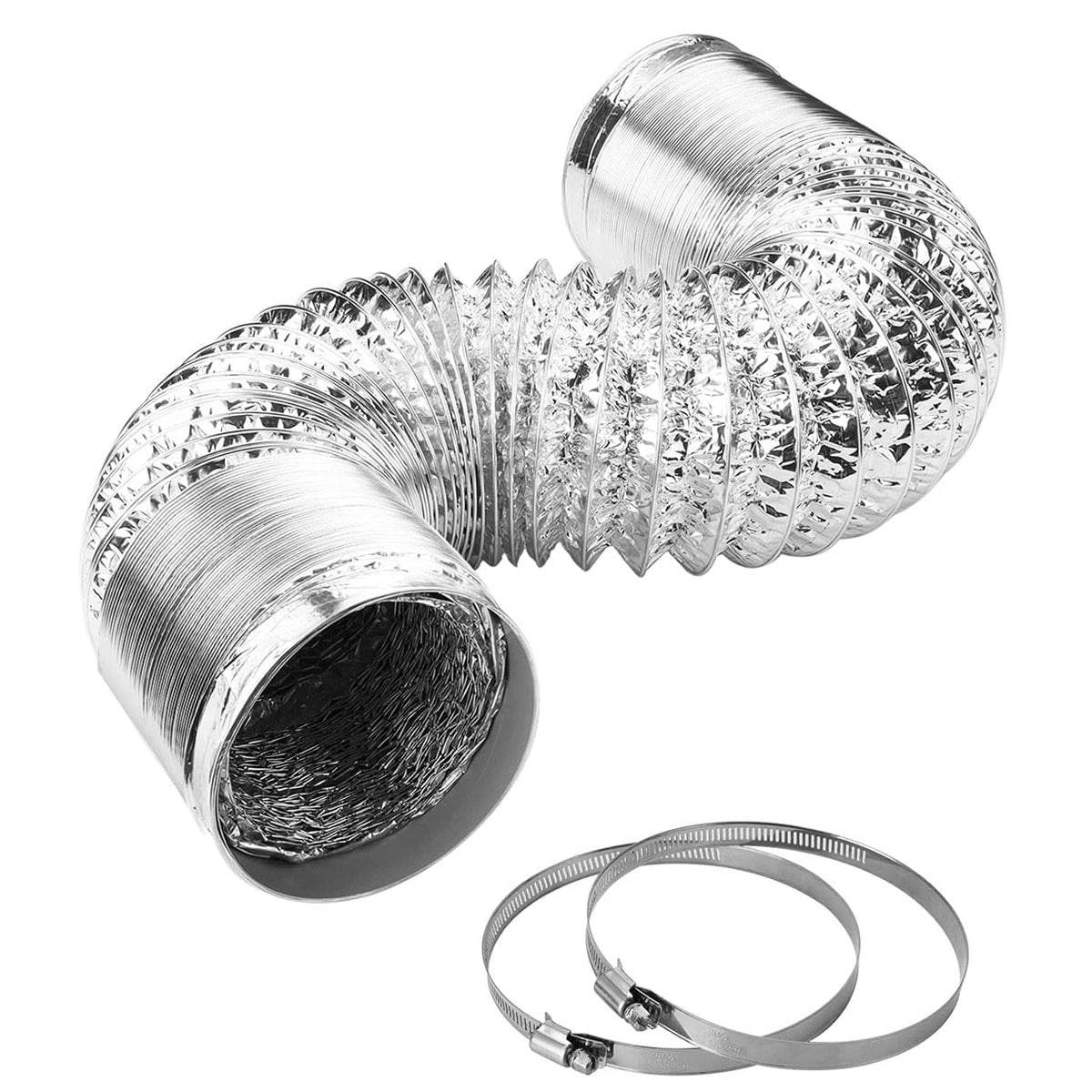 Kit Completo Instalação com Exaustor Design Moderno Silencioso Vazão 368 m³/h - Para ambientes Internos, Banheiros Residenciais, Comerciais