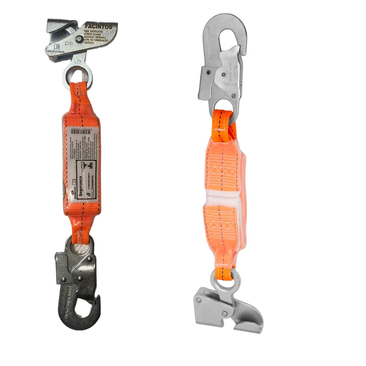 Kit Completo Profissional para Trabalho em Altura - Cinto, Talabartes e Travaquedas - Manutenção Predial, Industrial, Contrução Civil, Torres