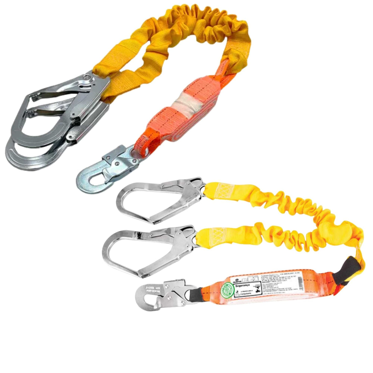 Kit Completo Profissional para Trabalho em Altura - Cinto, Talabartes e Travaquedas - Manutenção Predial, Industrial, Contrução Civil, Torres