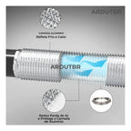 Kit Duto Flexível Aluminizado 150mm 5mts + 2 Abraçadeiras 140-159mm