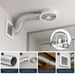 Kit Duto Flexível Aluminizado 150mm 5mts + 2 Abraçadeiras 140-159mm