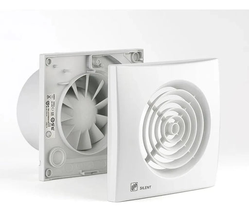 Kit Exaustor Para Ambientes Internos Soler Palau Silent 300 C - 150mm -  Duto 5 Mts 2 Abraçadeiras Grelha Soler Palau