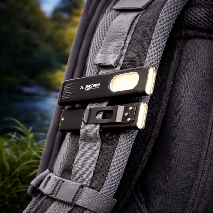 Lanterna de Trabalho Portátil WSE5 / T7 LED COB 450 Lúmens Recarregável USB-C com Base Magnética e Presilha