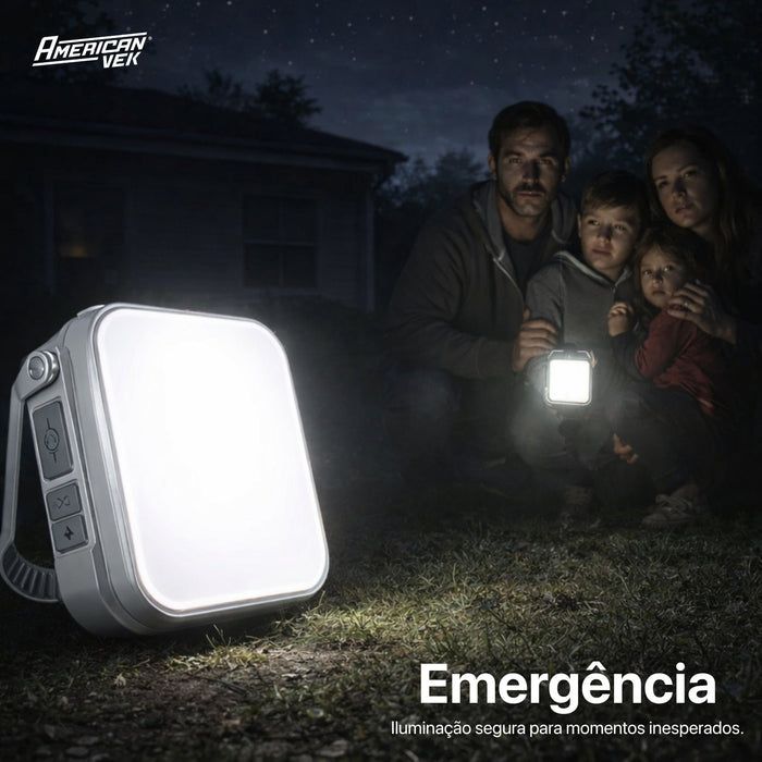 Lanterna Recarregável á Luz Solar com USB-C LED CP36 800 Lumens á prova d'agua