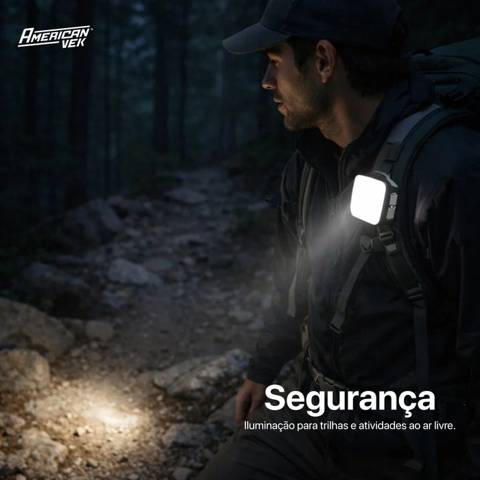 Lanterna Recarregável á Luz Solar com USB-C LED CP36 800 Lumens á prova d'agua