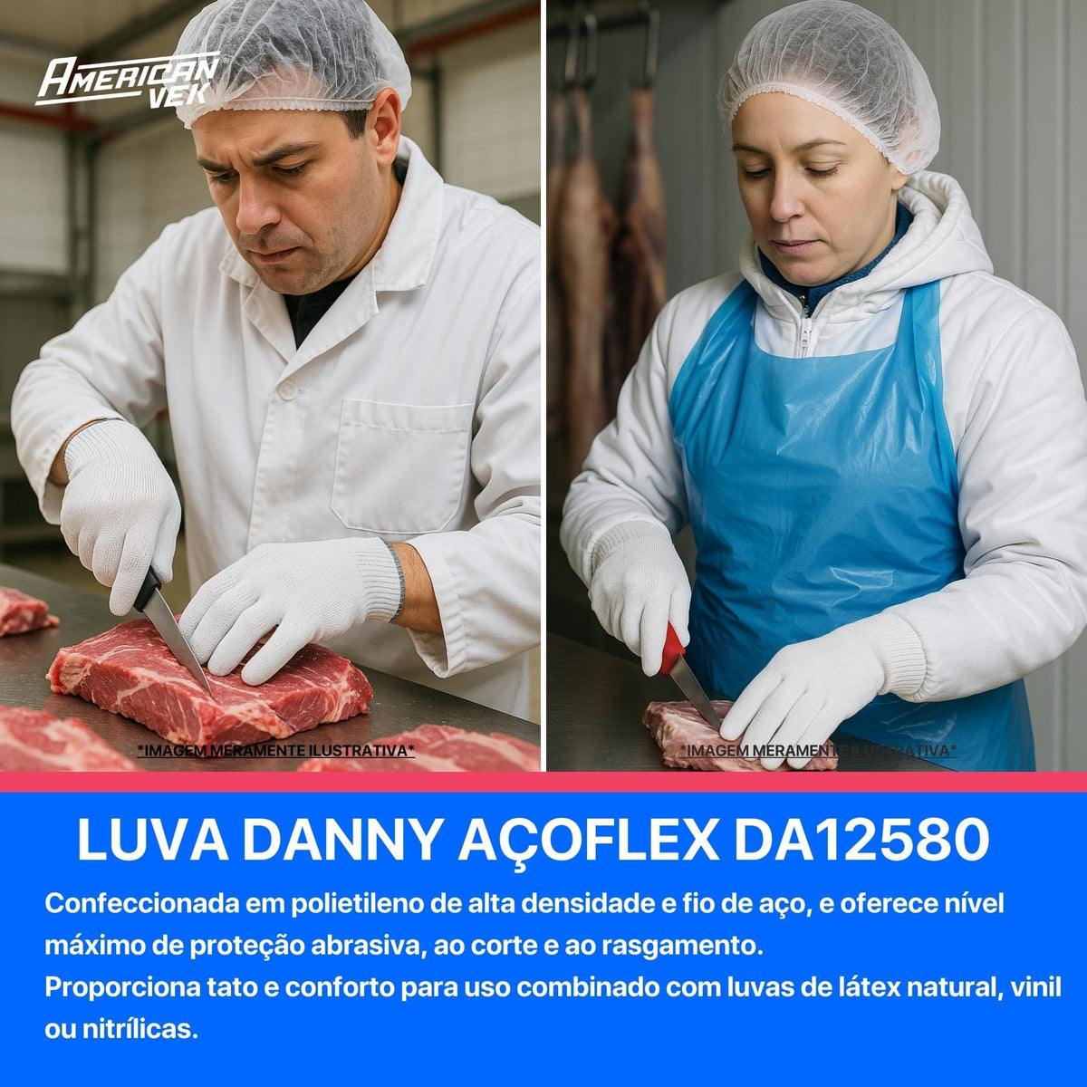 Luva Danny Açoflex DA12580 (Peça) - Danny | CA47320
