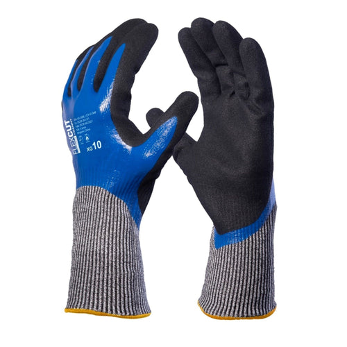 Luva Danny Flexcut Total Nitrilica Punho Longo DA45500L