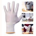 Luva de Proteção Anticorte Para Manipulação de Alimentos Danny Flexcut Sem Banho DA45100 - Especial para Cortes, Atóxica e Bacteriostática - Cozinha, Restaurantes, Industria, Peixaria, Frigorifico