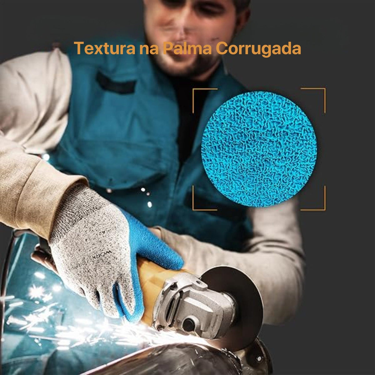Luva de Proteção Ultra Resistente Danny Flexcut DA45000 - Peças Cortantes, Abrasivas - Vidro, Chapa, Faca, Mecanicos
