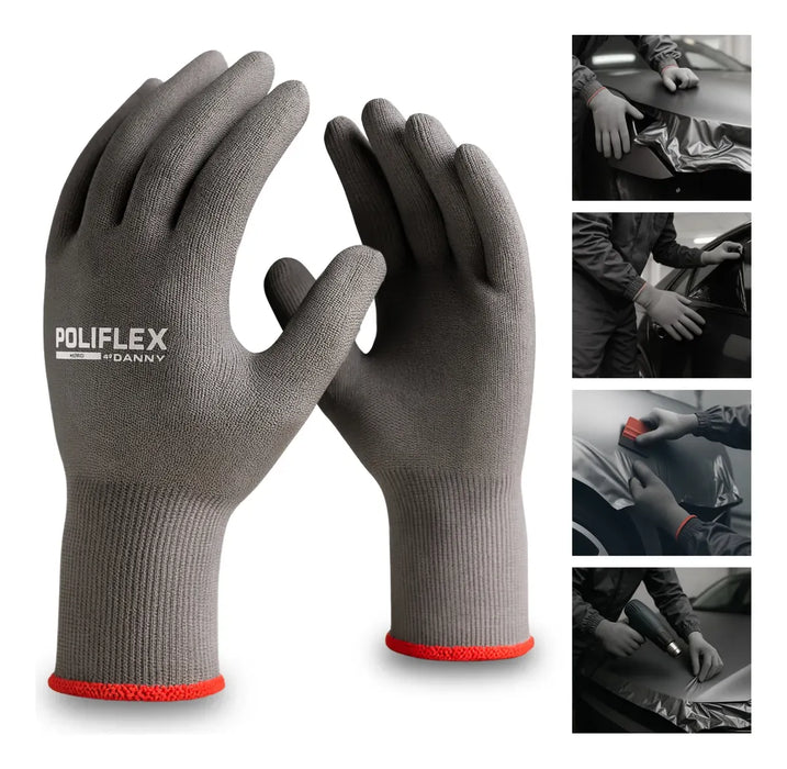 Luva de Segurança em Nylon Poliflex Sem Pigmento DA11100 - Estética Automotiva, Adesivagem, Insufilme
