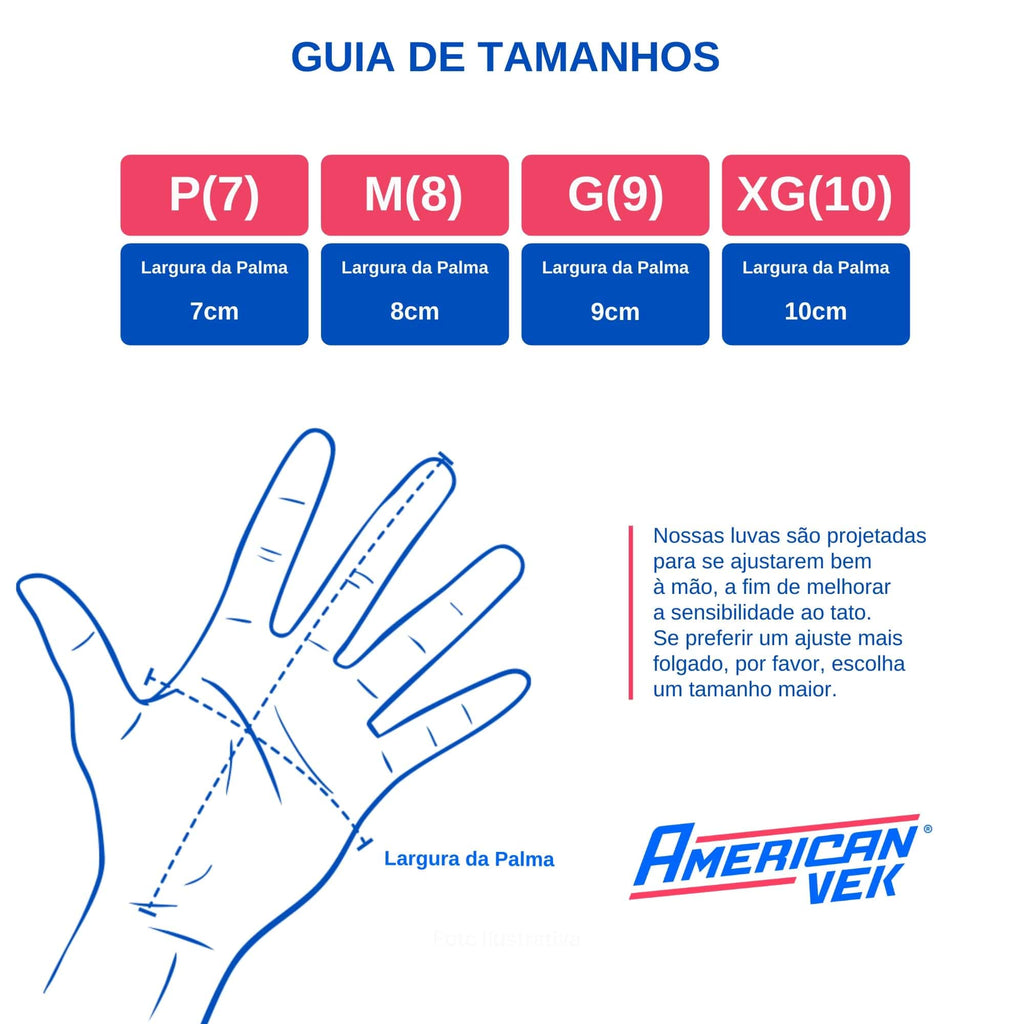 Luva de Segurança PVC Smart 36cm - Volk (06 Pares) | CA37127