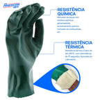Luva de Segurança PVC Smart 36cm - Volk (06 Pares) | CA37127