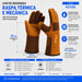 Luva de Soldagem Raspa com Forro Feltro – MIG MAG Eletrodo e Oxiacetilênica | CA48486