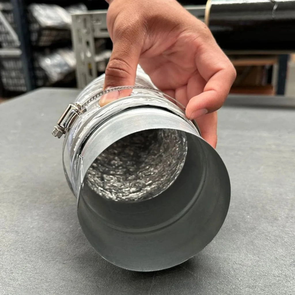 Luva de União Emenda para Duto Flexível 4. Pol - 100mm