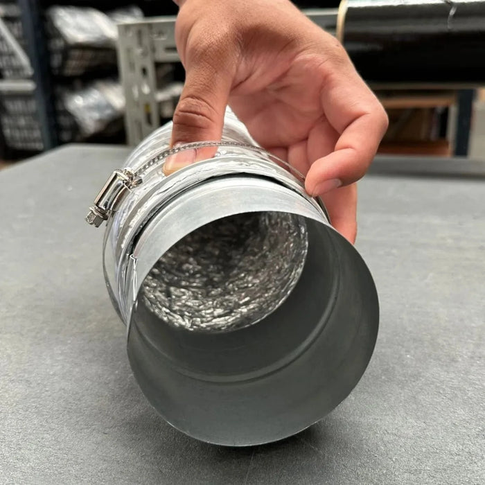 Luva de União Emenda para Duto Flexível 4. Pol - 100mm