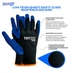 Luva em Algodão com Banho Látex Corrugado Tryon XR 22600 - Next | CA51124