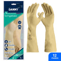 Luva Látex Longatex Borracha Natural DA2020 - Danny (12 Pares) | CA9567