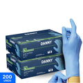 Luva Nitrílica Sensiflex Flex Azul Descartável DA90200 - Danny (200 Unidades) | CA42979