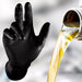 Luva Super Safety Super Glove Black Nitrilica Preta Impermeável