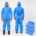 Macacão de Proteção Azul com Capuz AA1600 Tipo 5 e 6 - Americanvek (03 Peças) | CA11290
