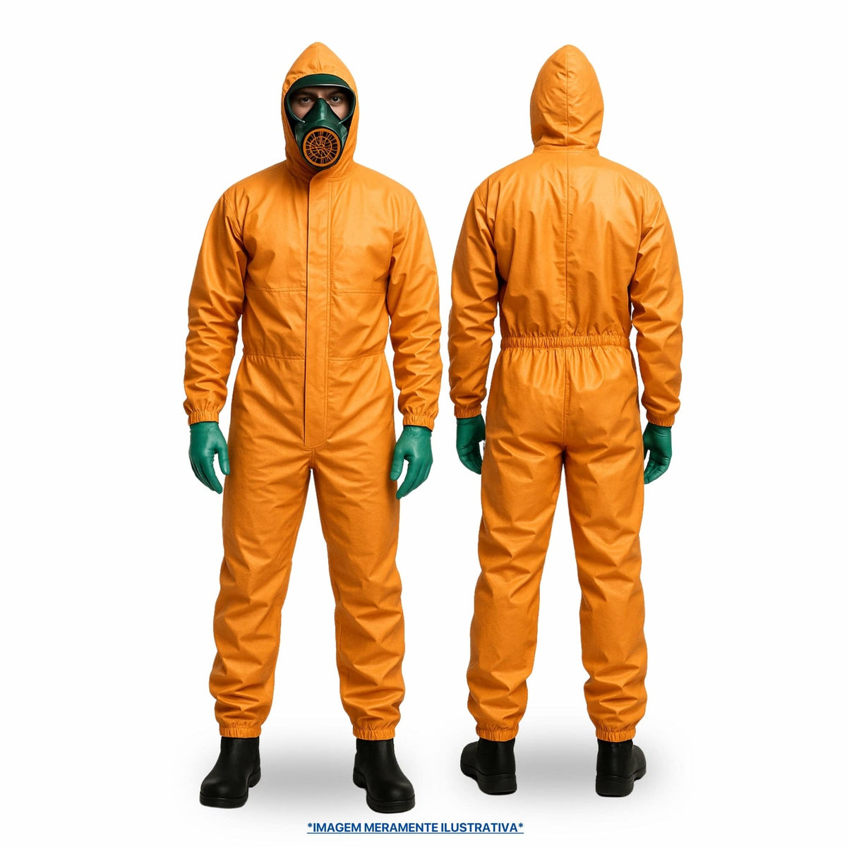 Macacão de Proteção Químico Selado em Nylon Americanvek AC707 | CA34666