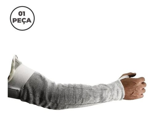 Mangote de Proteção 40cm Anticorte Nível 5 Com Fio de Aço - Seiki | CA39062 (Peça)