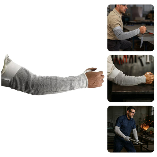 Mangote de Proteção 40cm Anticorte Nível 5 Com Fio de Aço - Seiki | CA39062 (Peça)