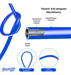 Mangueira Atóxica Azul Empatada 3/8 para Ar Respirável NR33 240PSI – 15m
