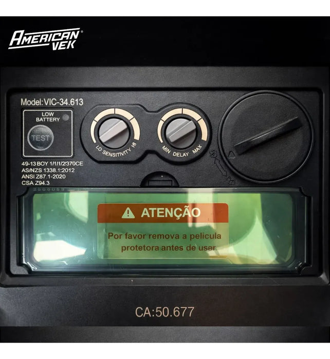 Máscara de Solda com Escurecimento Automático Vicsa Lite VIC34613 | CA50677