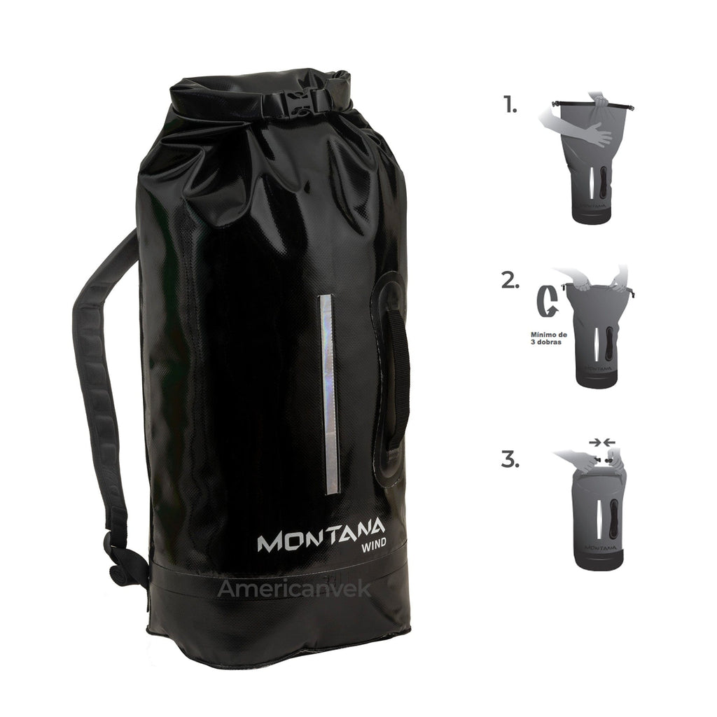 Mochila Estanque Montana Wind 26L Preta