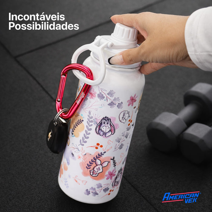 Mosquetão de Alumínio Fosco Trava com Pino - 80mm - Acessórios, Chaves, Mochila, Pets Vermelho-Fosco