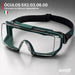 Óculos de Proteção Ampla Visão Univet 5X2 Goggles – Antiembaçante Antirrisco UV400 | CA52431