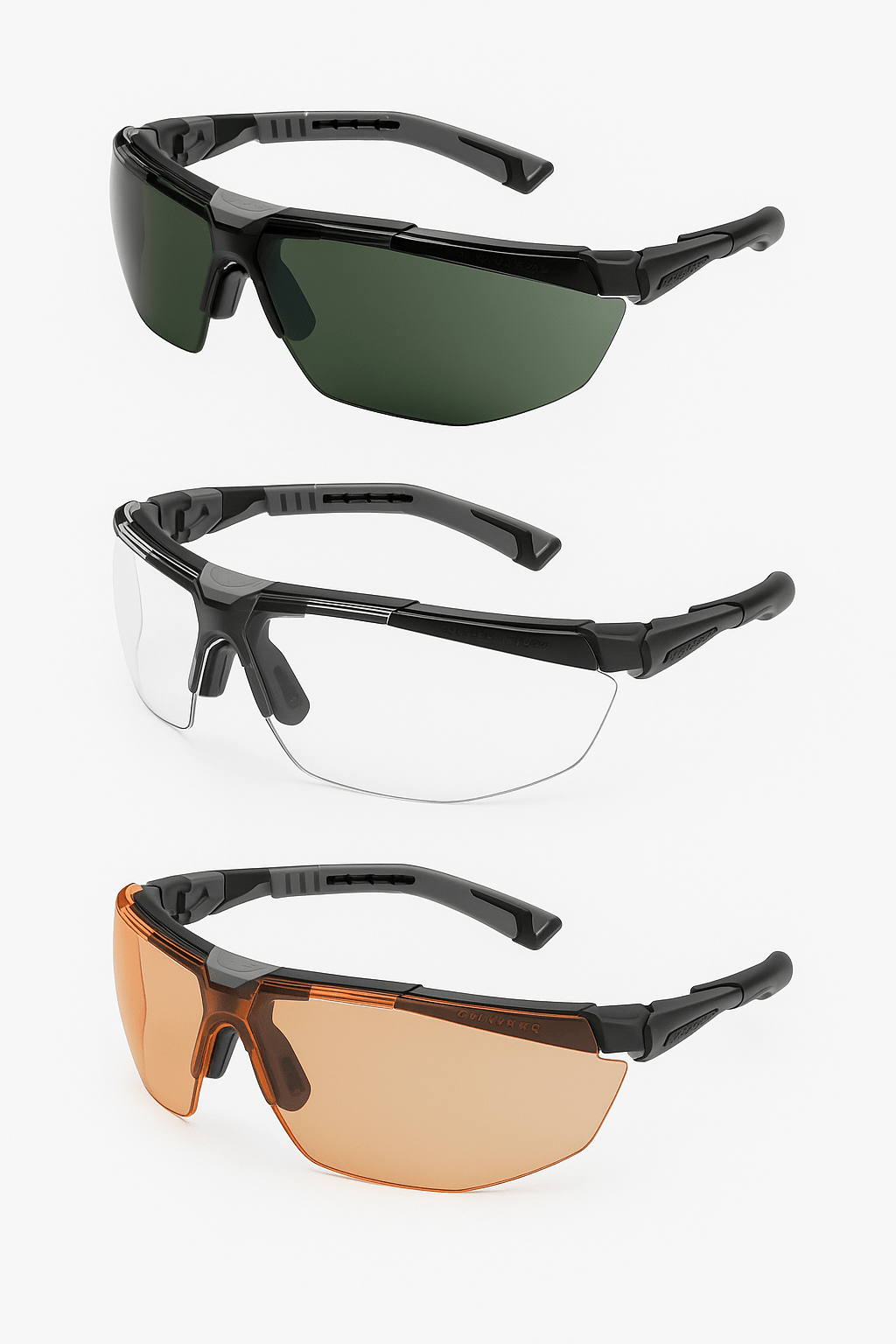 Oculos de Proteção Balística Modelo Importado Italiano Univet Essencial 5X1B - Escolha sua Lente