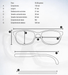 Óculos de Proteção Danny DTech Modelo Para Graduação Com Clip DA-15200