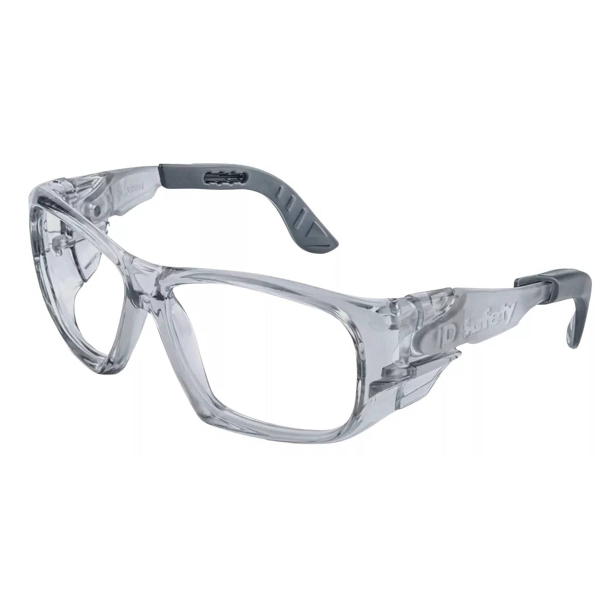 Oculos de Proteção e Segurança Armação para Graduação Modelo IDS 104 - Ultra Resistente e Compacto - Fume/Cinza