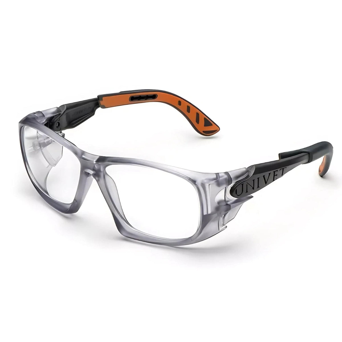 Oculos de Proteção Importado Italiano Univet 5X9M Laranja - Ideal para Graduação, Antirrisco e Antiembaçante