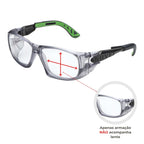 Oculos de Proteção Importalo Italiano Univet 5X9 Verde Agua - Ideal para Graduação, Modelo Exclusivo. Antirrisco e Antiembaçante