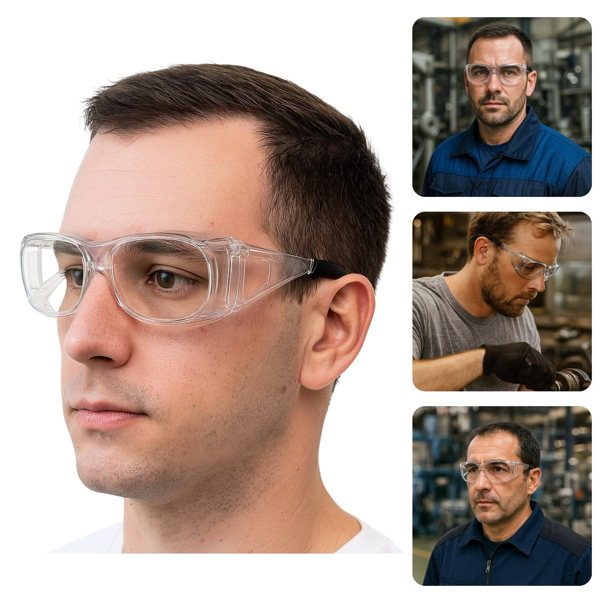 Oculos de Proteção Incolor Lentes de Grau Spot VIC59210 - Vicsa | CA27776