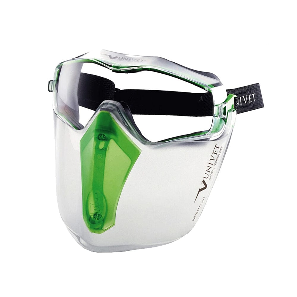 Óculos de Proteção Univet 6X3 Antiembaçante Balístico Com Protetor Facial 6X3F CA38387