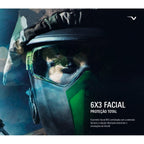 Óculos de Proteção Univet 6X3 Antiembaçante Balístico Com Protetor Facial 6X3F CA38387